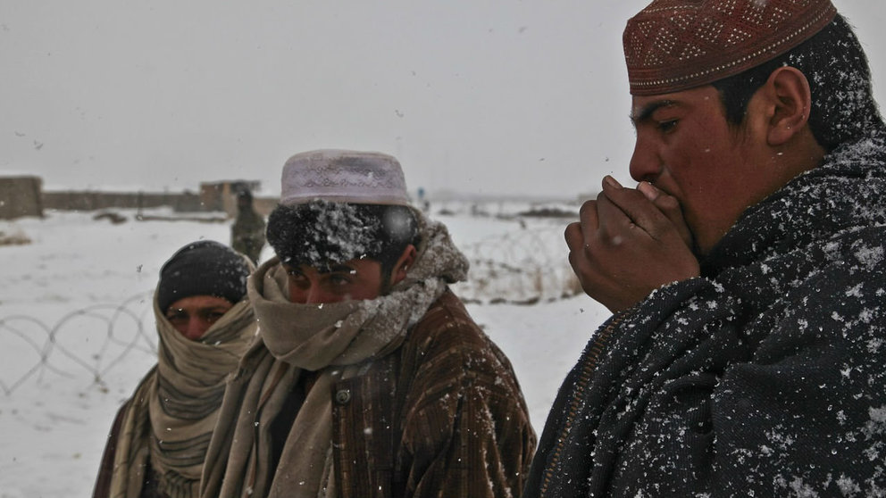 Afghan cold snow crisis humanitarian
