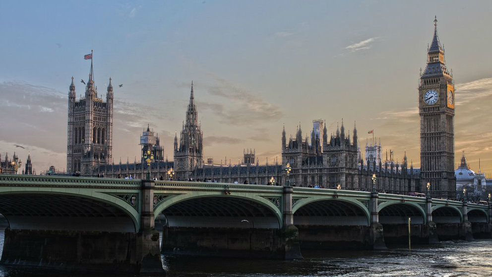 London Parliament England Big Ben by Adam Derewecki