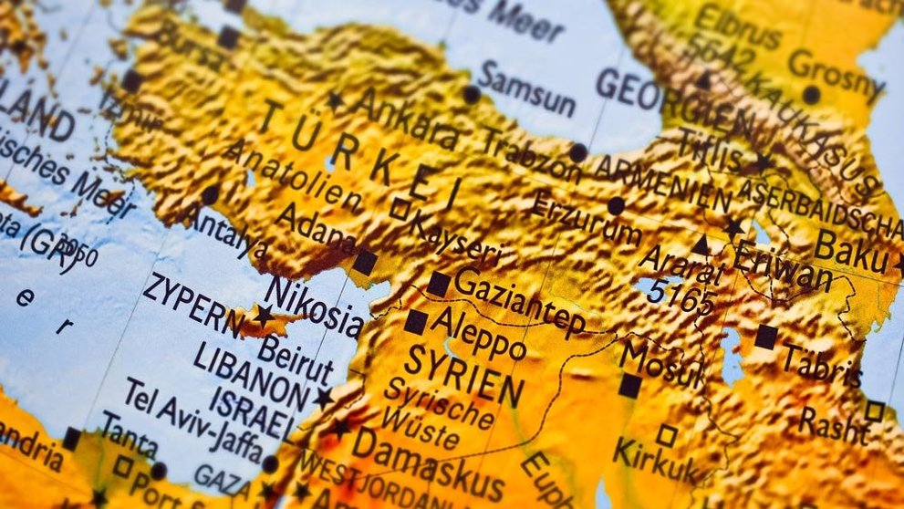 Syria-Turkey-map