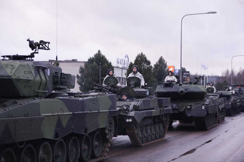Tank armored car Tampere by Puolustusvoimat