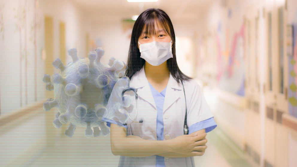 Woman-doctor-mask-flu-virus-coronavirus-hospital