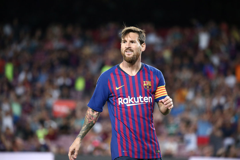 FILED - File photo of Lionel Messi who has injured himself ahead of the La Liga restart but according to Barcelona should be fit to play. Photo: Joan Valls/Urbanandsport/gtres/dpa