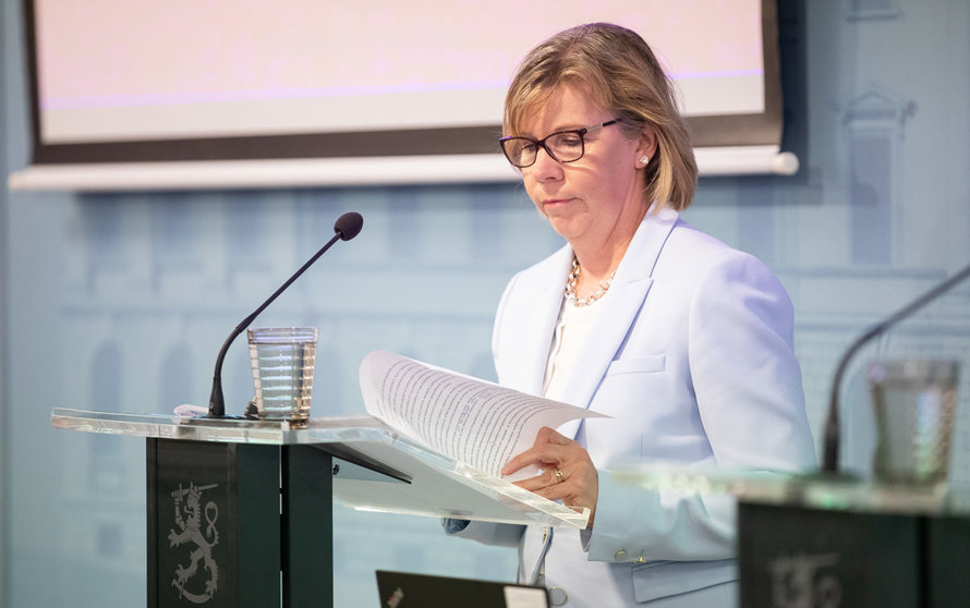Minister of Justice Anna-Maija Henriksson. Photo: Lauri Heikkinen/Vnk.